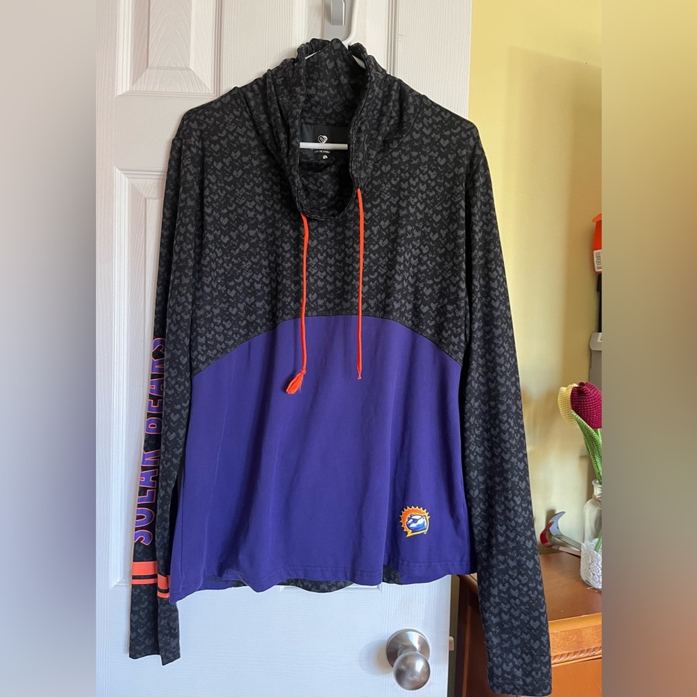 Colosseum Purple and Gray‎ Women’s Pull Over Sweater High Neck Sz S